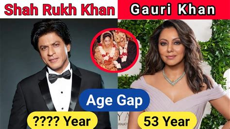 Shah Rukh Khan & Gauri Khan Age Gap 2023, Shah Rukh Khan age 2023, Gauri Khan age 2023, Pathan ...