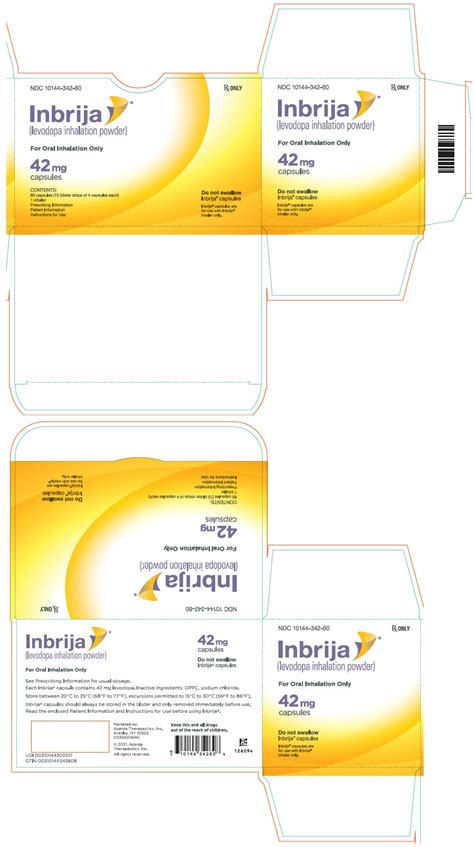 Inbrija - FDA prescribing information, side effects and uses