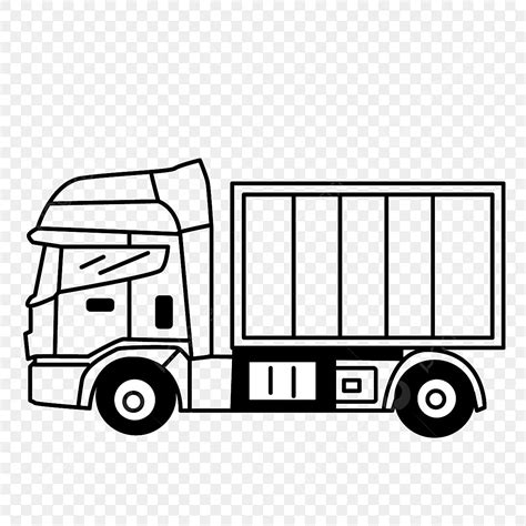 Truck Clip Art Black And White