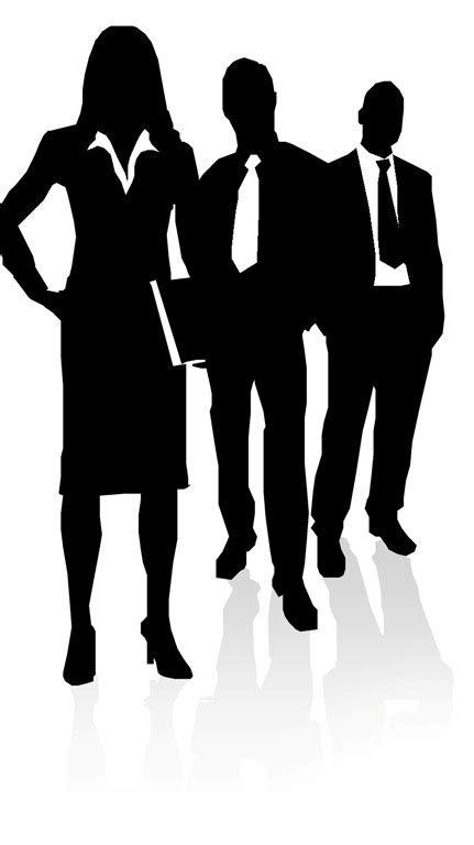 Free Silhouette Business People, Download Free Silhouette Business People png images, Free ...