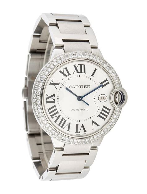 Cartier Ballon Bleu Diamond Watch - Silver - CRT20346 | The RealReal