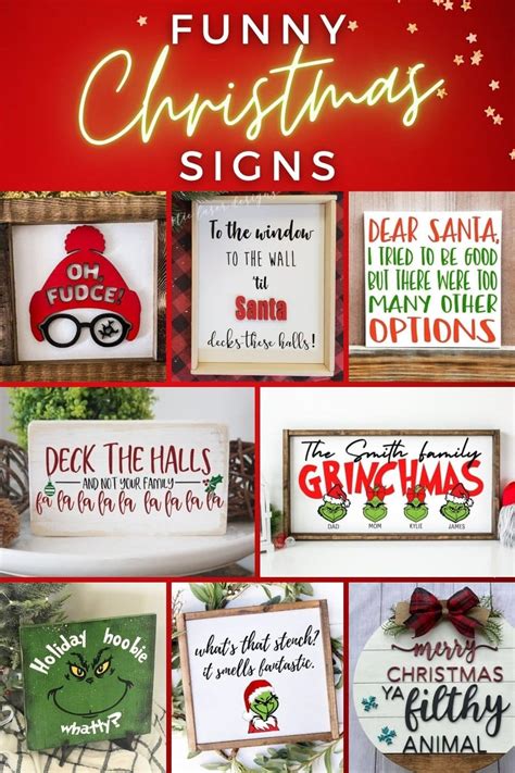 Funny Christmas Signs