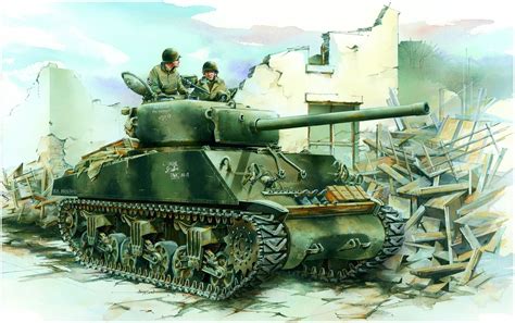 Art illustration - World War II Wwii Vehicles, Armored Vehicles, Tank Wallpaper, American Tank ...