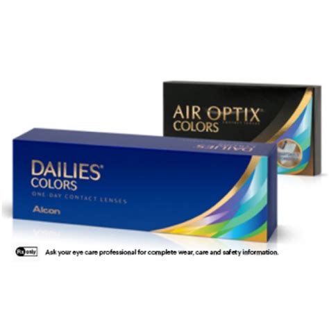 Alcon AIR OPTIX COLORS & DAILIES COLORS - YouTube