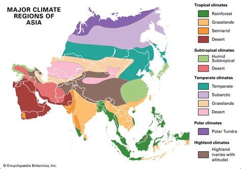 Asia - Climate, Monsoons, Rainfall | Britannica