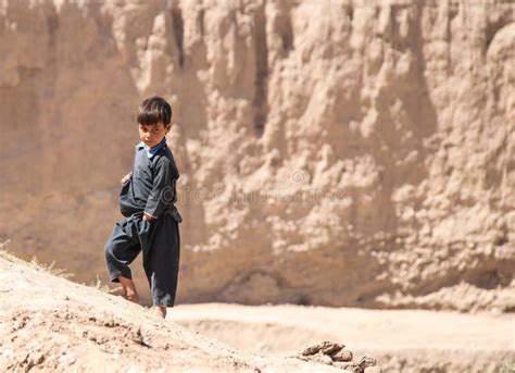 Afghanistan Refugee Camp Children in the North West in the Middle ...