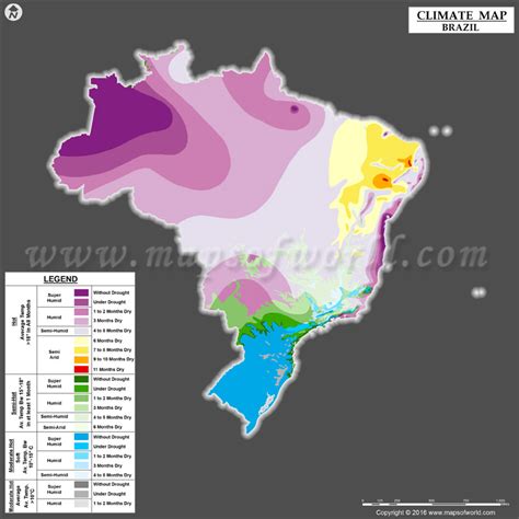 Brazil Climate Map