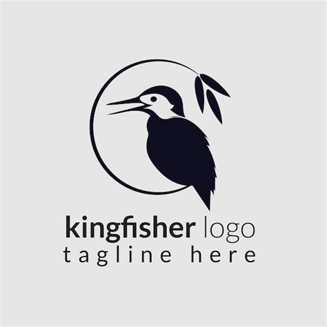 Premium Vector | Kingfisher logo design template