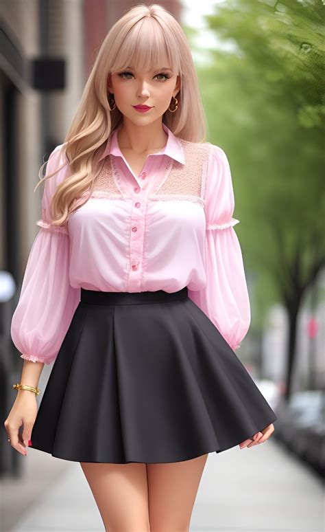 Cute Short Dresses, Girly Dresses, Cute Skirts, Mode Outfits, Fashion Outfits, Long Sleeve ...