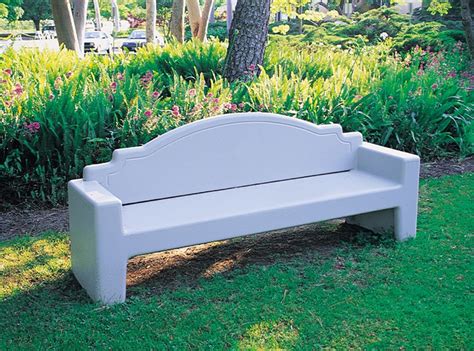 7 Foot Outdoor Concrete Park Bench with Back TF5065 in 2021 | Outdoor, Outdoor ashtray, Bench ...