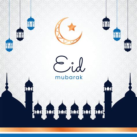 islamic square banner Illustration eid al fitr for social media posts ...