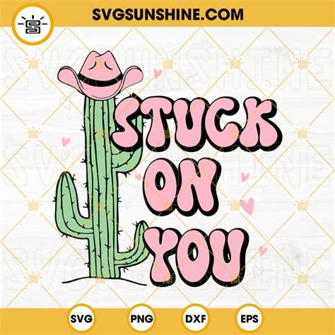 Stuck On You PNG, Valentine PNG, Valentine's Day PNG