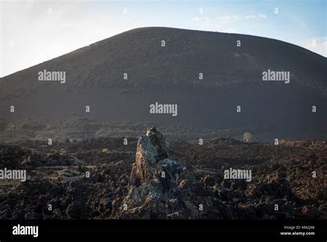 Volcanic landscape at Lanzarote Stock Photo - Alamy