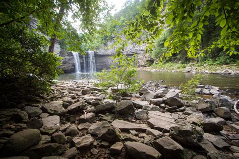 Hiking Map for Fall Creek Falls, Cane Creek Falls, and Cable Trail