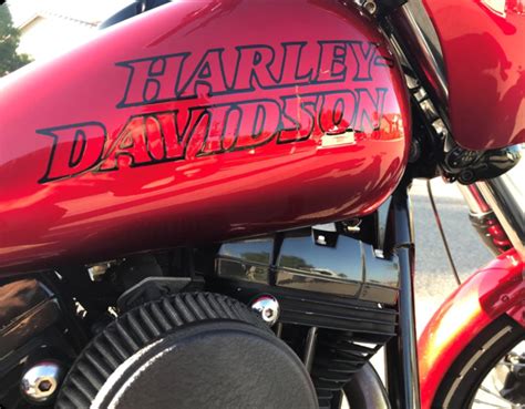 Harley Davidson Outline Gas Tank Decal Set FREE SHIPPING! – Baum Customs