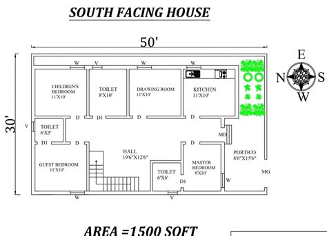 1 Bhk Floor Plan As Per Vastu Shastra - House Design Ideas