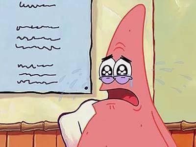 Patrick Star Sad Face