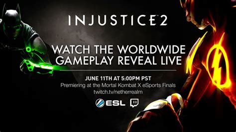 Injustice 2 gameplay world premiere set for June 11 - Gematsu