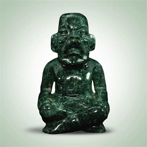 Seated Olmec Figurine | Jade carving, Figurines, Lion sculpture