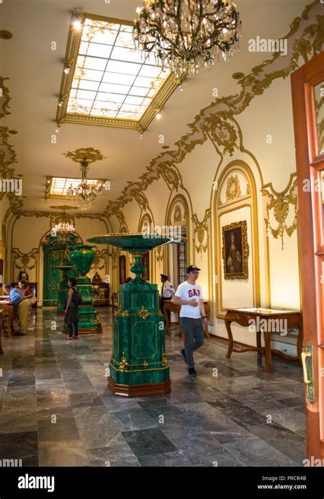 Inside of the National History museum, Chapultepec castle, Mexico City Stock Photo - Alamy