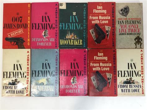 Lot - (17) Ian Fleming Creator Of James Bond Books