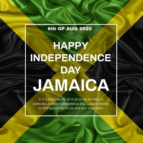 Copy of JAMAICA INDEPENDENCE DAY | PosterMyWall