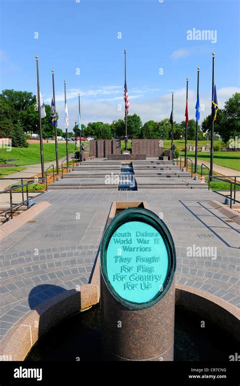 Pierre South Dakota World War 2 II Memorial Stock Photo - Alamy