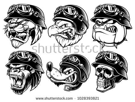 Biker Art, Motorcycle Art, Biker Logo, Rockabilly Art, Totenkopf ...