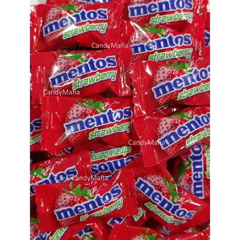 Strawberry Mentos Individually Wrapped Mints 13 oz bag (130 pieces) - Walmart.com - Walmart.com