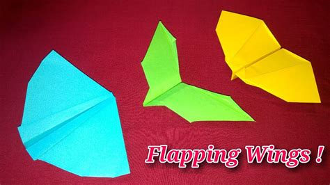 How To Make 3 (Bat) Paper Airplanes They Fly Like a Bats - YouTube