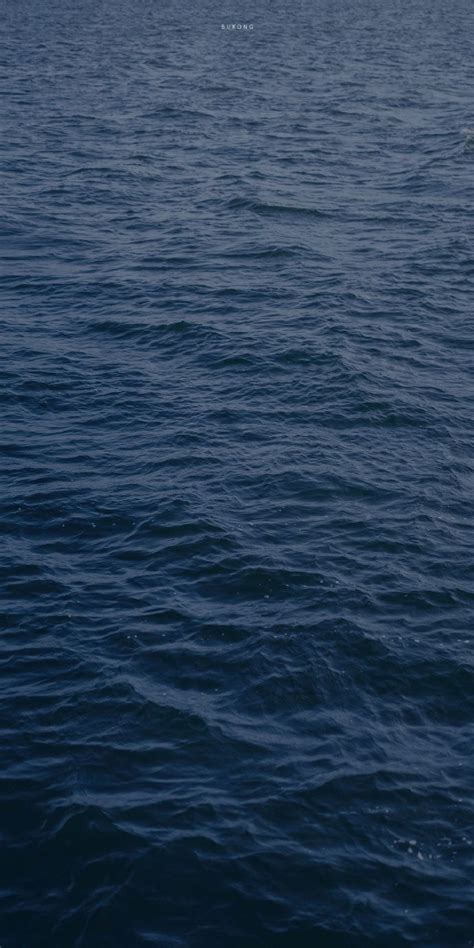 Dark Blue Ocean Wallpaper for iPhone