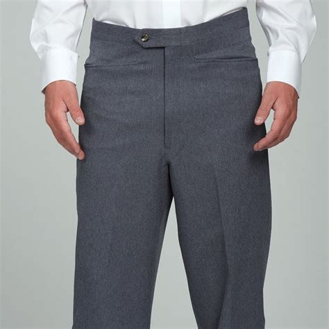 Sansabelt Men's Heather Blue Gabardine Slacks - 12950178 - Overstock ...