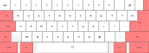 Bamini Tamil Font Keyboard Keys