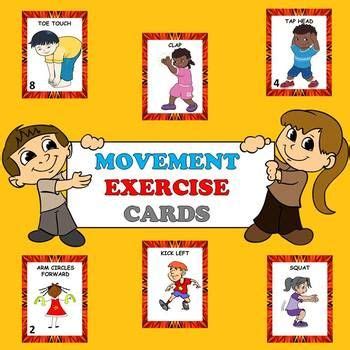 Non-Locomotor Movement / Exercise Cards and Lesson Plans in 2023 | Card ...