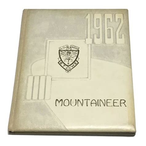 Vtg Stowe High School Yearbook Mountaineer Book Vermont VT Frank Lackey 60s 1962 | eBay in 2022 ...