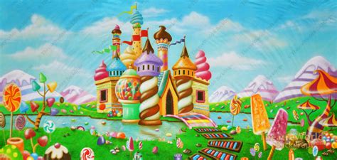 Candyland Castle - B Backdrop Rentals | TheatreWorld®