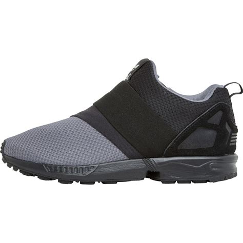 Buy adidas Originals Mens ZX Flux Slip On Trainers Granit/Carbon/Core Black