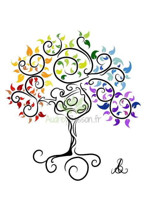 Danse la vie - Arbre de vie - Dessin Mandala Audrey Besson