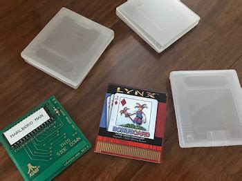 Atari Lynx Cart Storage Solution - Reproduction Game Boy Game Cases | Atari Gamer