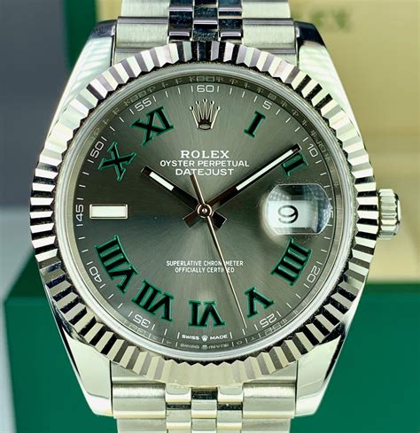 Rolex Datejust 41 Wimbledon Men's Watch 126334 - Awadwatches