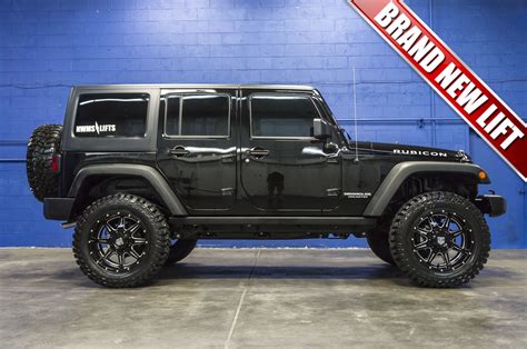 Used Lifted 2015 Jeep Wrangler Unlimited Rubicon 4x4 SUV For Sale - 34556