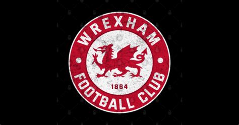 Wrexham Red Dragons Football Team Logo - Wrexham - Posters and Art ...