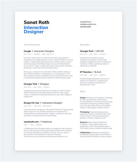 17 Brilliant Product Designer Resume Examples and a Guide for Yours - UXfolio Blog