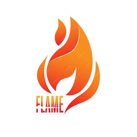 Premium Vector | Flame logo