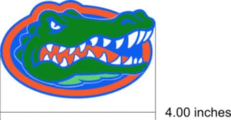 Florida Gators 4 Multi-Layer 4 stencil set.