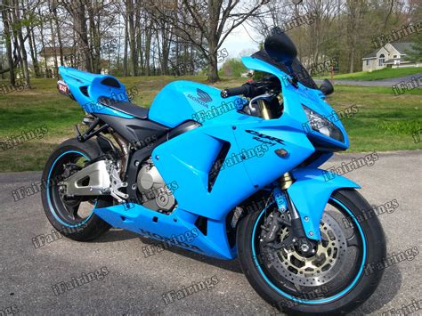 2005 2006 Honda CBR600RR Sky Blue Paint Fairing Kit - iFairings