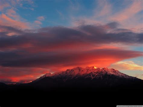 Beautiful Sunrise, Mount Timpanogos Ultra HD Desktop Background ...