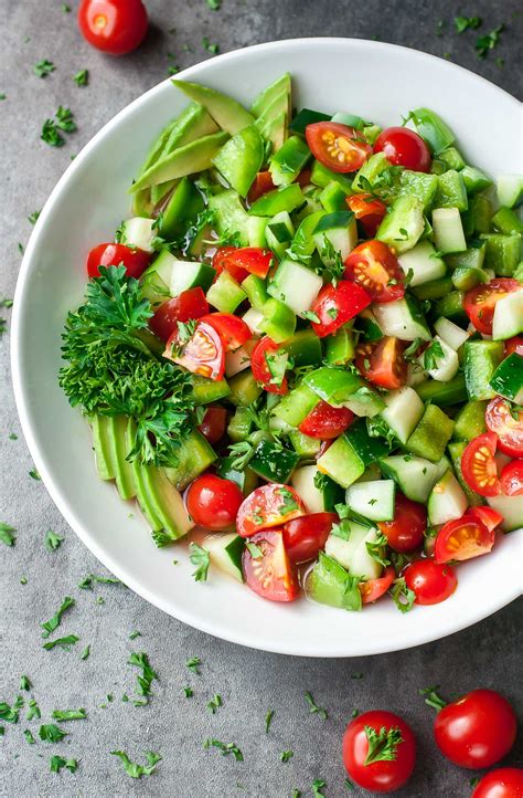 Tomato Cucumber Salad Recipe - Peas and Crayons