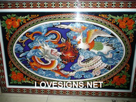 Dragon (Male) & Phoenix (Female) art - Around Singapore - FengShui ...