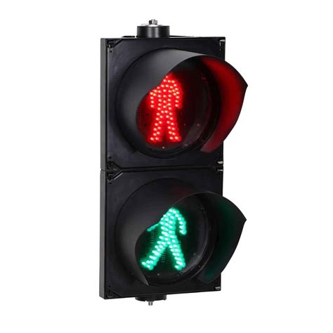 Red/Green Pedestrian L.E.D Traffic Light Head - 200mm | Transport Support